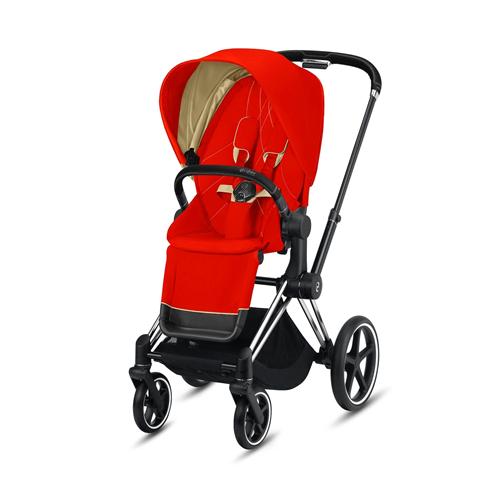 Cybex ePriam Stroller Chrome Black Frame